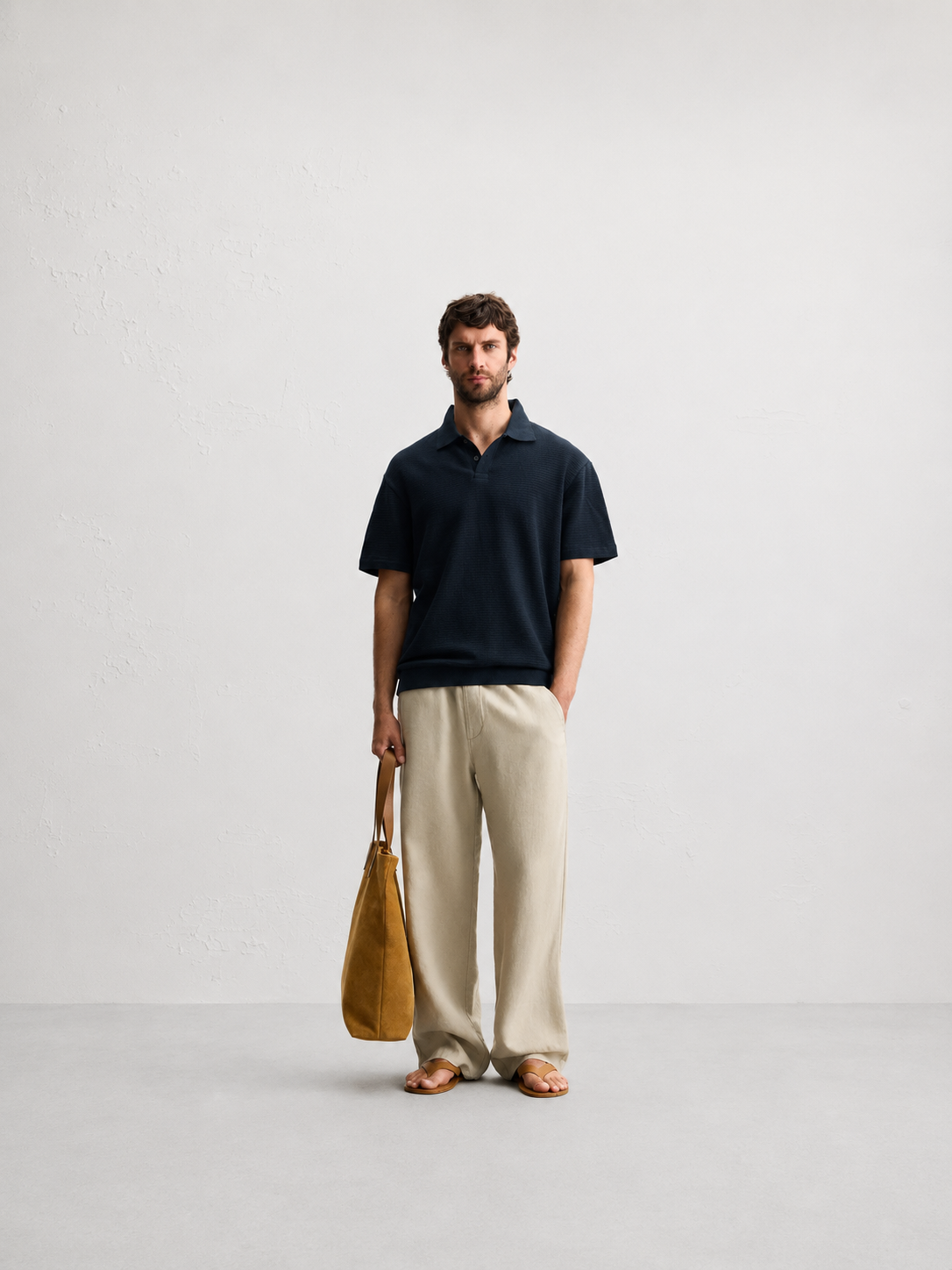 Onhete Midnight Waffle Polo